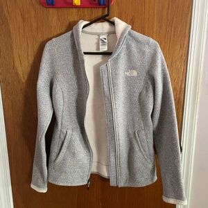 The North Face light grey jacket
